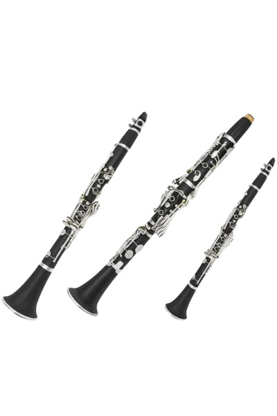 MegArya Student B♭ Clarinet – 17-Key Beginner Clarinet with Ebonite Body & Nickel-Plated Keys