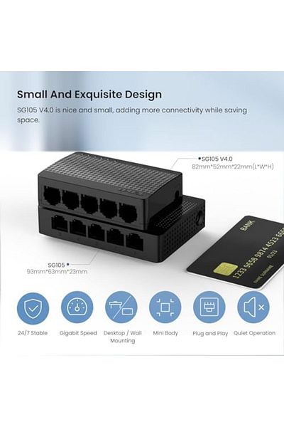 Tenda SG105 Gigabit Switch 5 Ports