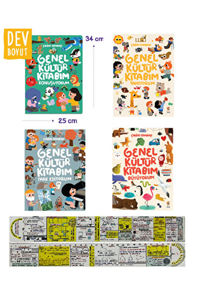 Sincap Kitap Genel Kültür Kitabım Konuşuyorum + Tanıyorum + Fark Ediyorum + B...