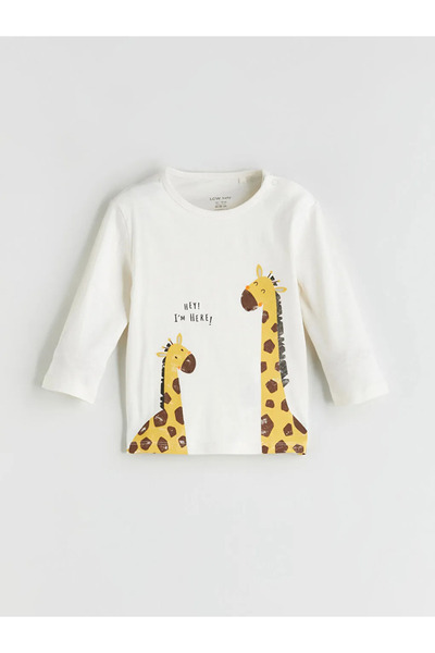 LC Waikiki Lcw babybej Printed boy baby pajama set 2-piece