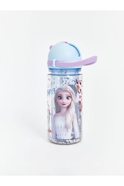LC Waikiki Lcw Accessories New Season Frozen Printed Girl's Water Bottle with Straw 500 ml