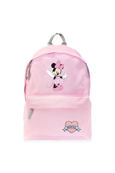 PARUNIV Minnie Mouse Backpack, Kindergarten, School, Casual, 2 compartments, 28 x 38 x 18 cm, Light Pink