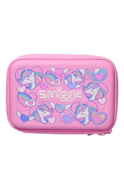 SMIGGLE Original Fly High Unicorn Poni Embossed Double Layer Pencil Case