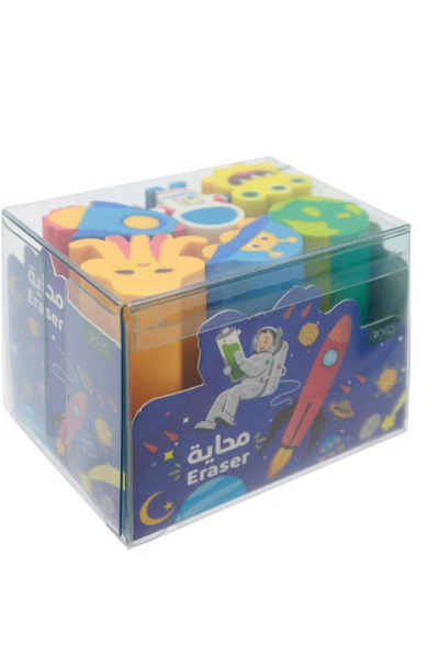 Roco مجموعة ممحاة مطاطية - ألوان متنوعة