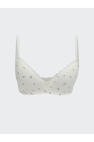 LC Waikiki Quality Parts from Çelebi Store |   Non-Wired Unpadded Floral Bra