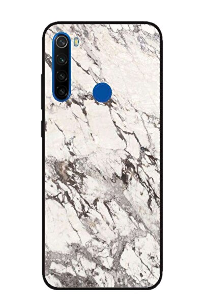 Atlas Husa personalizata Xiaomi Redmi Note 8, White Marble, multicolor, S1D1M0325