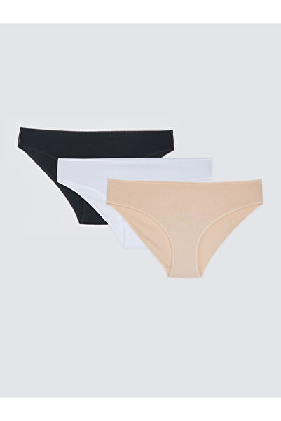 LC Waikiki Chiloți bikini simpli, pachet de 3