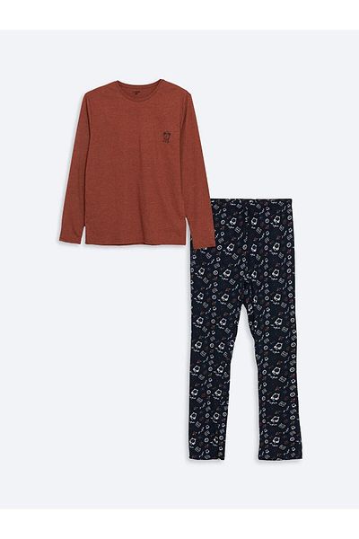 LC Waikiki Lc Standard Mold Men's Pajama Set (W5)