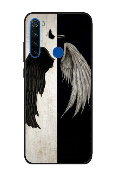 Atlas Husa personalizata si Folie de Silicon Xiaomi Redmi Note 8, Angel Wings...