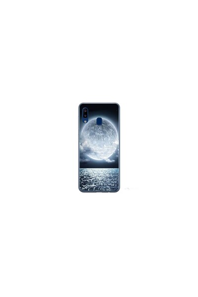 Atlas Husa personalizata Huawei Y7 (2019), Moon Sky, multicolor, S1D1M0228