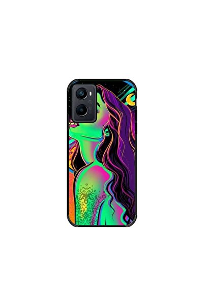 Atlas Προσωποποιημένη θήκη OPPO A96, Colorful Girl, πολύχρωμη, S1D1M0249