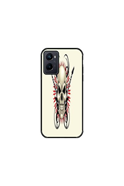 Atlas Има персонализирано силиконово фолио OPPO A76, Череп #1, многоцветен, S...