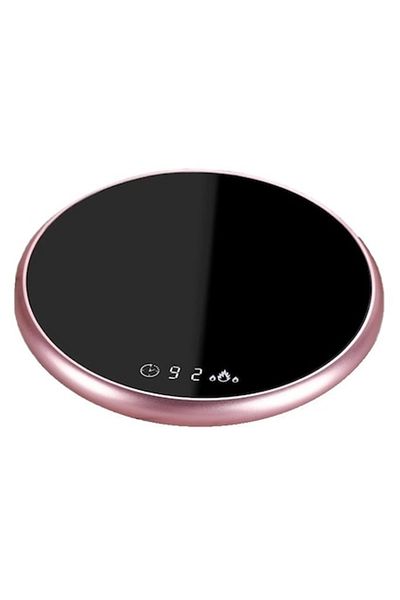 OEM Smart Mug Warmer for Coffee or Other Beverages, Plastic, Touch Buttons, Pink