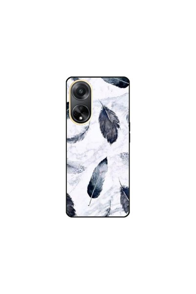 Atlas Husa personalizata si Folie de Silicon pentru OPPO A17, Leaf Design #2,...