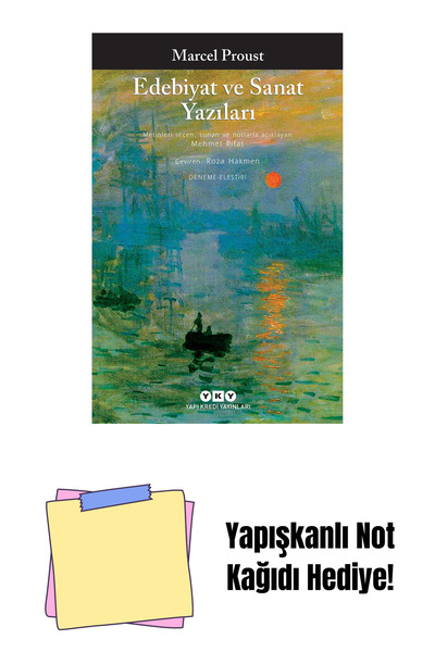 Yapı Kredi Yayınları Literature and art essays + sticky note paper