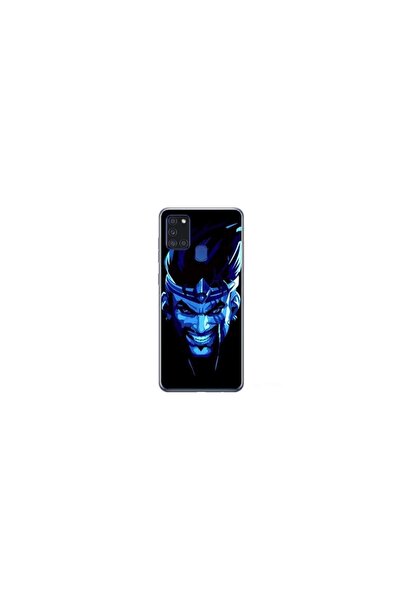 Atlas Husa personalizata HQ Print 360 de grad pentru Samsung Galaxy A21s, Blu...