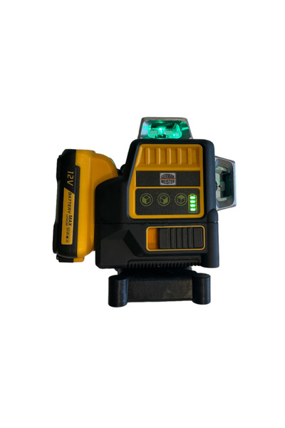 German Meister Nivela Laser 3D German Meister, 2 Acumulatori 12V 3Ah