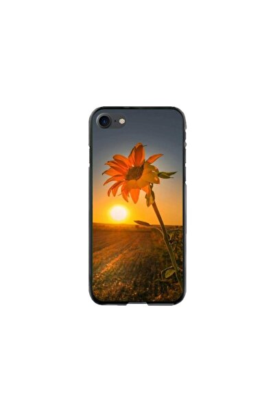 Atlas Husa personalizata si Folie de Silicon pentru Apple iPhone 7, Sunflower...