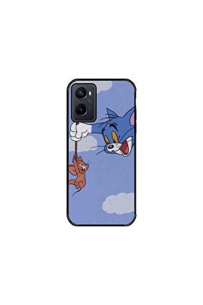 Atlas Husa personalizata si Folie de Silicon OPPO A96, Tom and Jerry #1, mult...