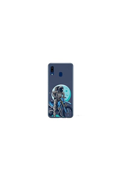 Atlas Husa personalizata HQ Print pentru Samsung Galaxy A40, Biker Astronaout...