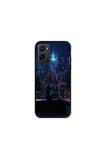 Atlas Προσωποποιημένη θήκη OPPO A96, Neon City, πολύχρωμη, S1D1M0260