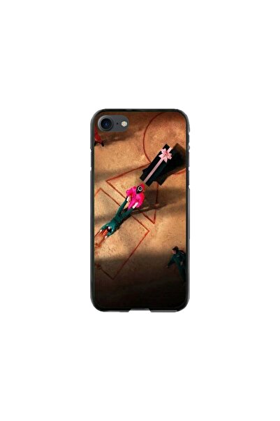 Atlas Husa personalizata si Folie de Silicon Apple iPhone 8, Squid Game #12, ...