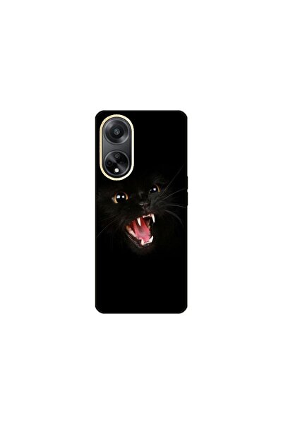 Atlas Προσωποποιημένη θήκη OPPO A58, Black Cat #2, πολύχρωμη, S1D1M0016