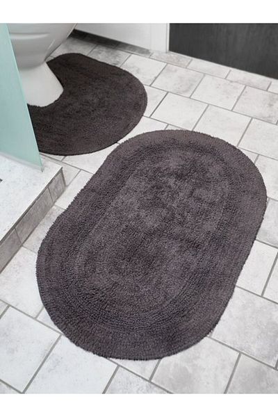 OEM Set of 2 bath mats LERDALA anthracite