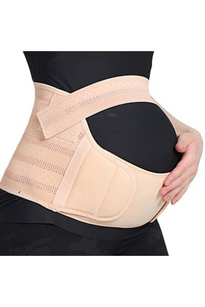 BGHYHYHI Centura de sustinere pentru gravide, BGHYHYHI, suport abdominal, culoare ton de piele, L