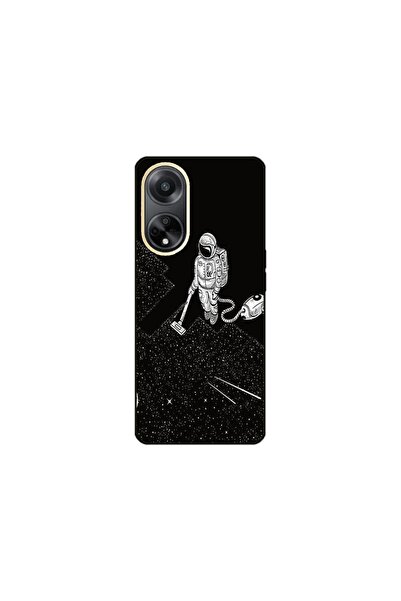 Atlas Husa personalizata si Folie de Silicon OPPO Reno8 T, Vacuum of Space, m...