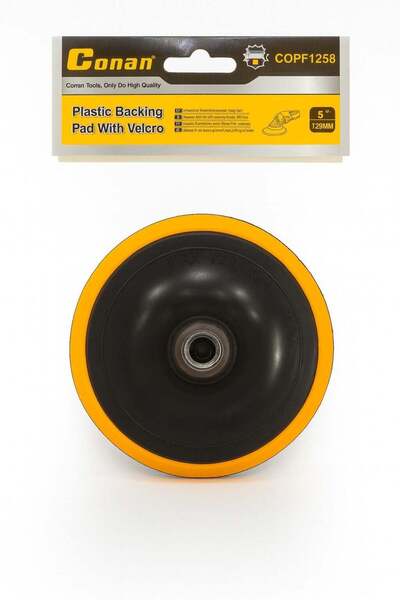 CONAN Plastic Backing Pad With Velcro 5 Inch (125 mm)