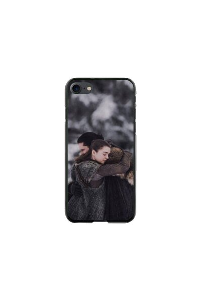 Atlas Husa personalizata si Folie de Silicon pentru Apple iPhone 7, Game of T...