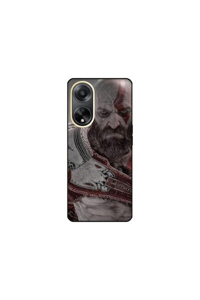 Atlas Husa personalizata si Folie de Silicon OPPO A17, God of War #2, multico...