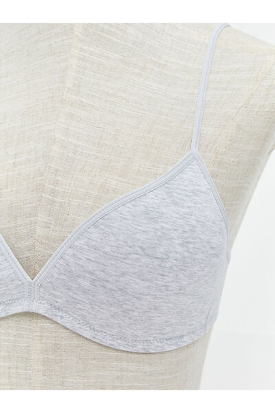 LC Waikiki Gray First Bra Without Underwire and Padding