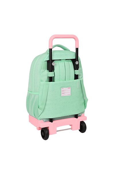 Blackfit8 School Rucksack with Wheels Moon Green 33 x 45 x 22 cm
