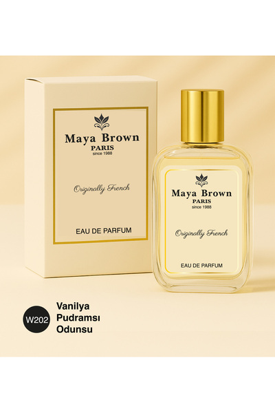 Maya Brown W202 Kadın EDP 60 ml |Vanilya, Pudramsı Odunsu Kalıcı |-V.Scrt.-Ba...