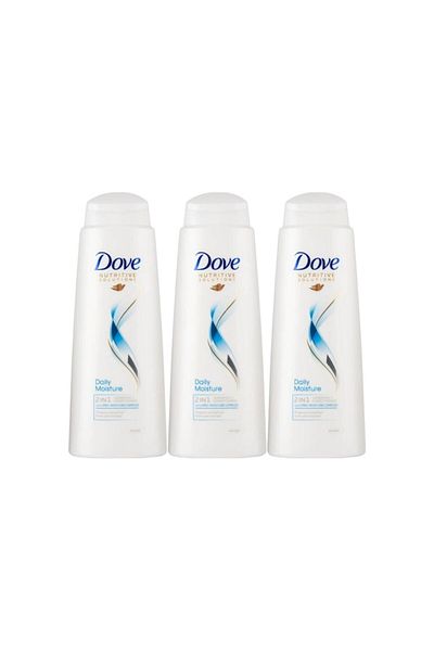 Dove Set 3 x shampoo 400ml 2in1 daily moisture