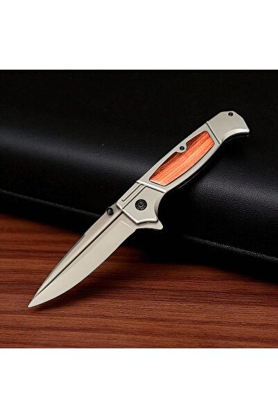 VAS.QUE Ahşap Detaylı Ultra Keskin Çelik Çakı