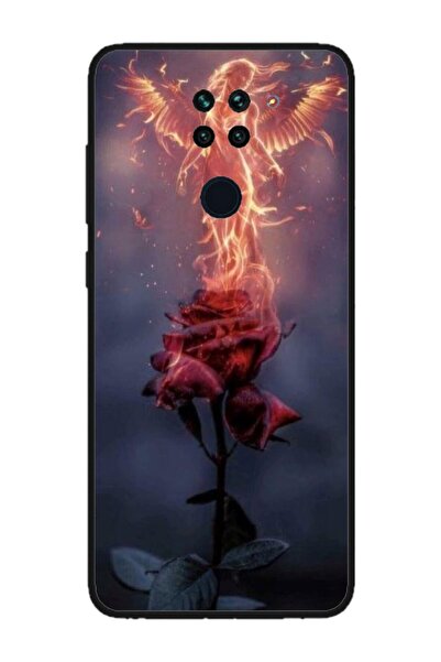Atlas Husa personalizata si Folie de Silicon Xiaomi Redmi Note 9T 5G, Fire Ro...