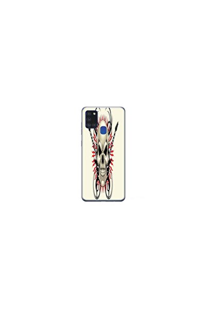 Atlas Husa personalizata HQ Print 360 de grad pentru Samsung Galaxy A41, Skul...