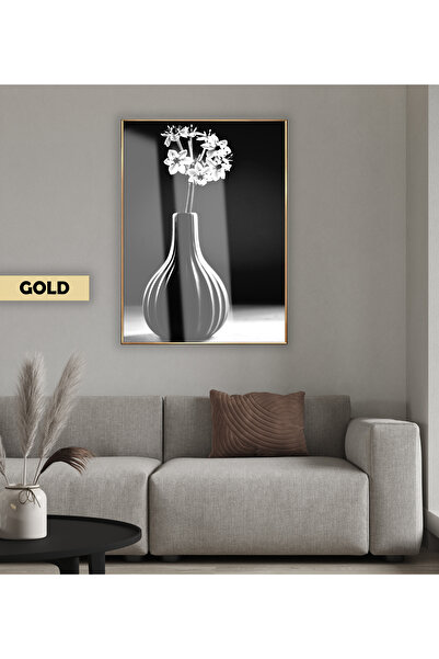 Harikabirev HARİKABİREV | VASĂ BOHEMĂ NEGRĂ&ALBĂ MODEL FLORI 04 | TABLA DE ST...