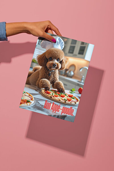 Funzee Toy Poodle Poster Series - Fun & Humorous Home Decor - No Frame
