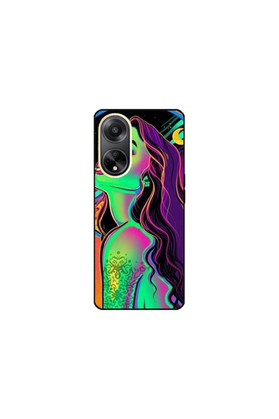 Atlas Προσωποποιημένη θήκη OPPO Reno8 T, Colorful Girl, πολύχρωμη, S1D1M0249