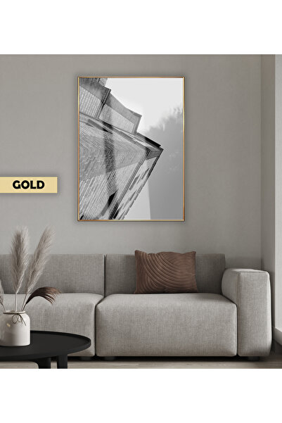 Harikabirev HARİKABİREV|ЧЕРНО-БЯЛ МОДЕЛ НА СГРАДА 1 |РАМКА ОТ ЗАКАЛЕНО СТЪКЛО С ЕДИН ВЕРТИКАЛЕН ПАНЕЛ