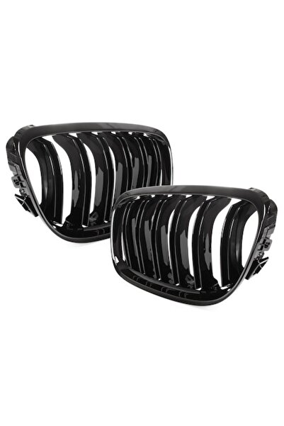 M MODECAR Set 2 x grila între faruri, Modecar, Pentru BMW 3 E90 / E91 09-13 Sedan / Kombi, Negru