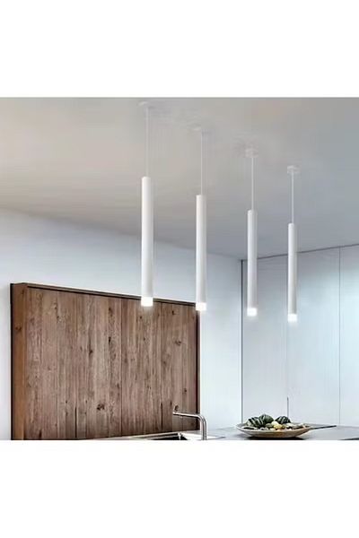 Nerfa An elegant chandelier in soft white, adding a bright illumination with a charming modern touch to restaurants and homes.