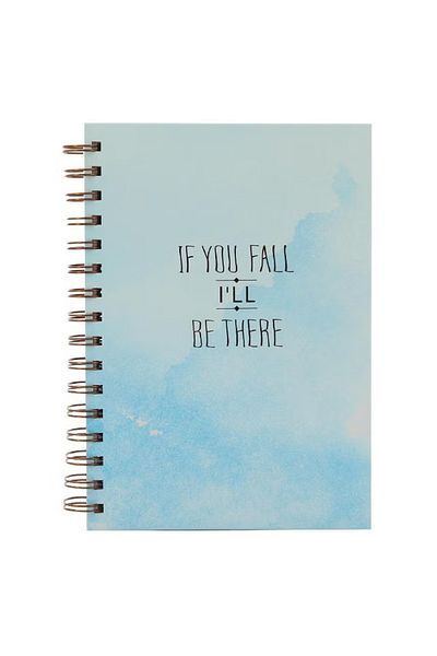 Roco Notebook – "If You Fall, I'll Be There", A5, 100 Sheets