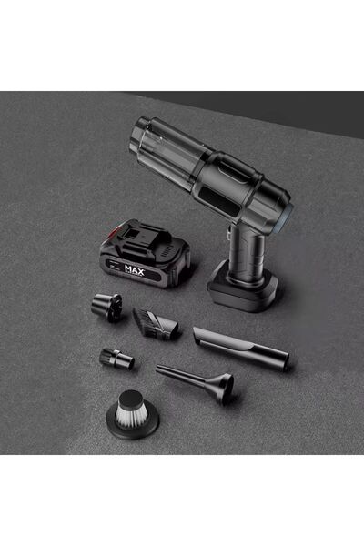 OEM Aspirator portabil multifuncțional cu baterie Li-ion MAX, putere 120W, accesorii incluse