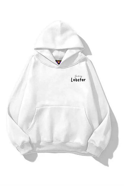 weywot Unisex You Are My Lobster Sweatshirt White