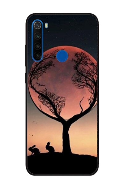 Atlas Husa personalizata si Folie de Silicon Xiaomi Redmi Note 8T, Moon Tree,...